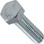 Medium Strength Coarse Thread Grade-5 Steel Hex Cap Screw, Zinc