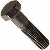 High Strength Fine Thread Grade-8 Steel Hex Cap Screw, Plain