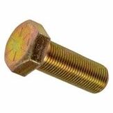 High Strength Fine Thread Grade-8 Steel Hex Cap Screw, Yellow Zinc