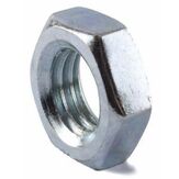 Low-Strength Coarse Thread Steel Hex Jam Nuts, Zinc