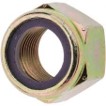 High Strength Fine Thread Steel Grade-8 Nylon Locknuts, Yellow Zinc