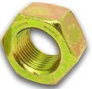 High Strength Fine Thread Grade-8 Steel Hex Nuts, Y-Zinc