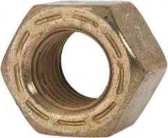 High Strength Fine Thread Grade-9 Steel Hex Nuts, Yellow Zinc