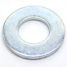 Low Strength SAE Flat Washers, Zinc
