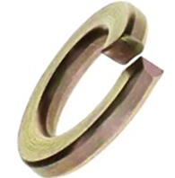 High Alloy Split Lock Washers, Y-Zinc