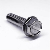 Hex Washer Head Machine Screws, Zinc