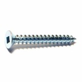 Flat Head Square Drive Tapping Screw, Zinc