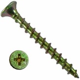 Drywall Screws, Coarse, Yellow Zinc