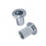 Rivet-Nuts / Steel, Zinc Flat Head