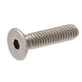 Flat Head Socket Head Cap Screws, 18-8 Stainless Steel (Fine Thread)