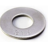 Flat Washers, 316 Stainless Steel