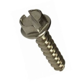 Hex Washer Head Sheet Metal Screw, 18-8 Stainless Steel