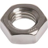 Metric Hex Jam Nuts (Coarse Thread)