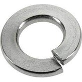 Metric Hi-Alloy Split Lock Washers, Zinc