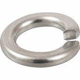 Metric Split Lock Washers, Zinc