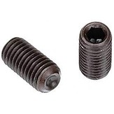 Metric Socket Set Screws, Black Oxide, Cup Point