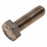 Hex Bolts Cap Screws, Coarse Thread, 18-8 Stainless Steel