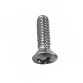 Oval Head Phillips Machine Screw, 18-8 Stainless Steel