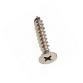 Flat Head Phillips Sheet Metal Screws, 18-8 Stainless Steel